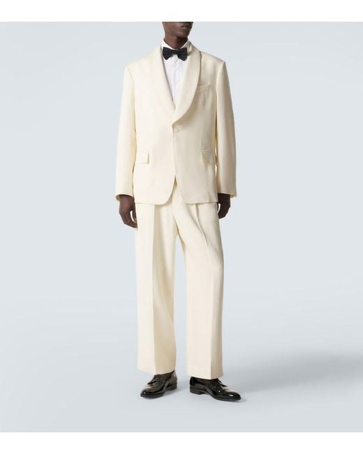 Bode Natural Single-Breasted Suit Jacket for men