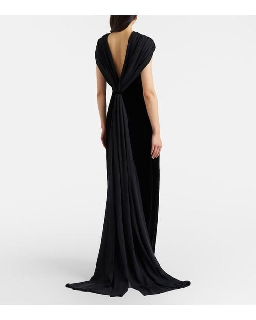 Markarian Black Vesper Cutout Gown