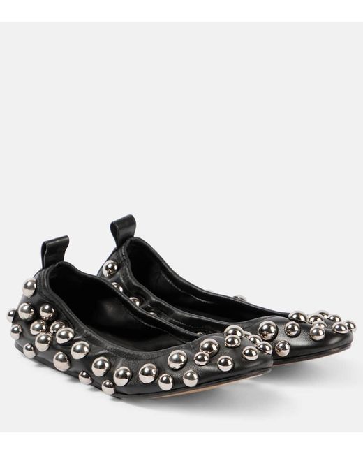 Isabel Marant Women's Black Belna Ballerina Shoes