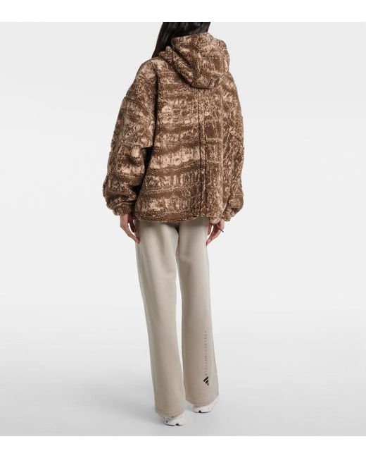 Adidas By Stella McCartney Brown Fleece Jacket