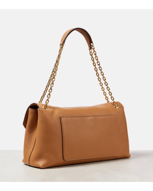 Prada Brown Medium Leather Shoulder Bag