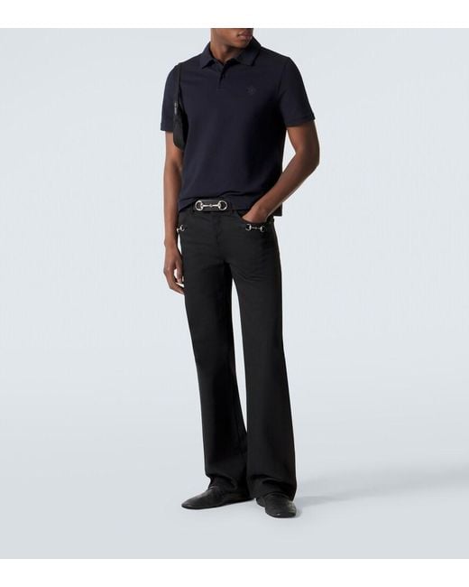 Gucci Flared Jeans Horsebit in Black für Herren