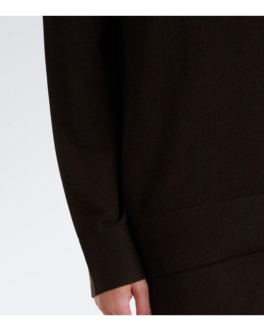 Totême Black Oversized Sweater