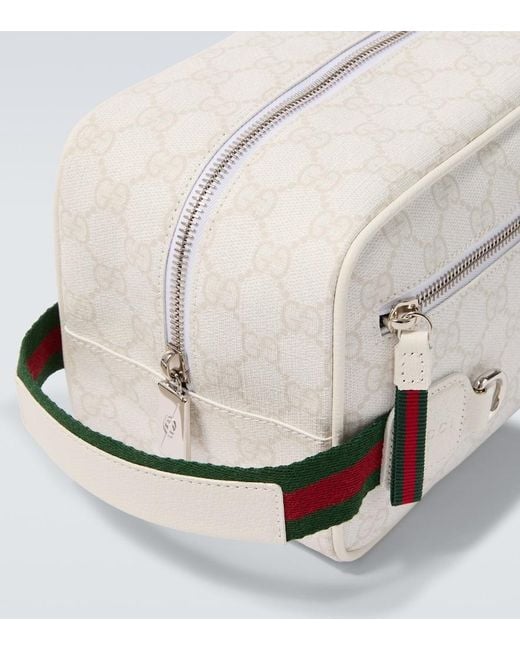 Gucci Natural Gg Supreme Toiletry Bag for men