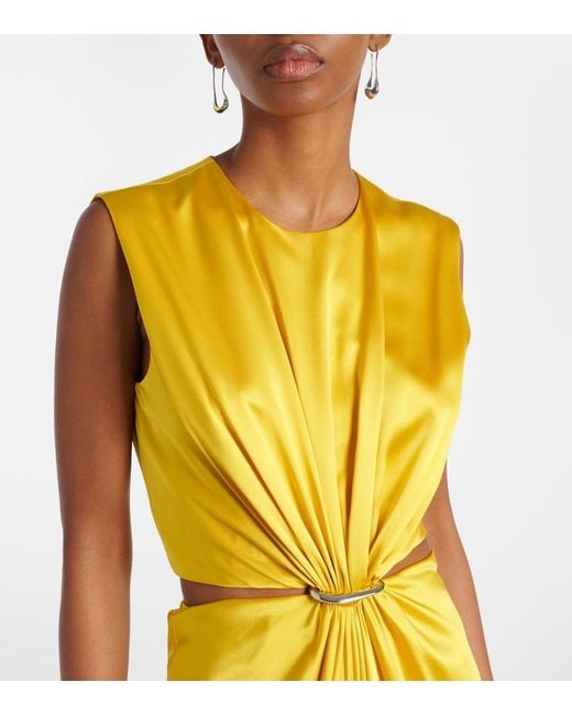 Max Mara Yellow 'Panaro' Dress