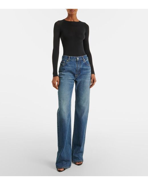 Alaïa Blue Bootcut Jeans
