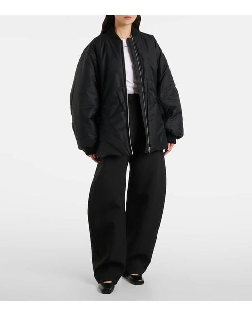 Alaïa Black Verzierte Mary-Jane-Ballerinas Aus Leder