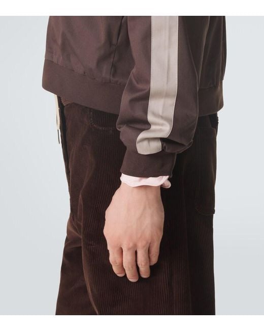 Miu Miu Purple Cotton Twill Jacket for men
