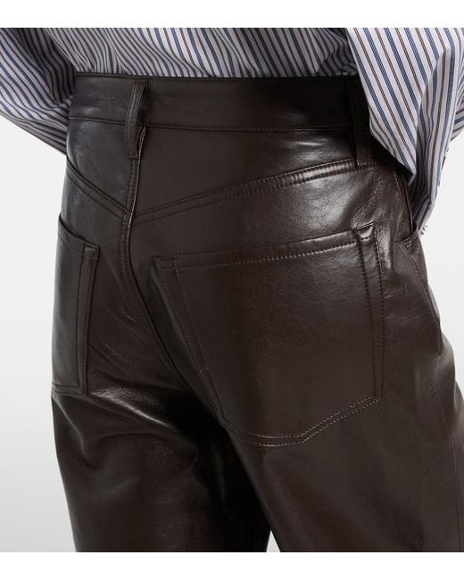Citizens of Humanity Black Ayla High-Rise Wide-Leg Pants