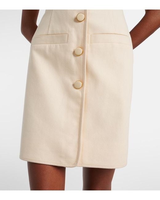 Veronica Beard Natural Whistler Minidress