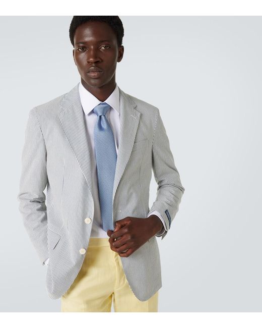 Cravatta di Charvet in Blue da Uomo