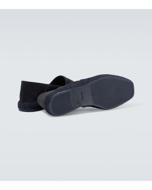 Tom Ford Blue Barnes Suede Espadrilles for men