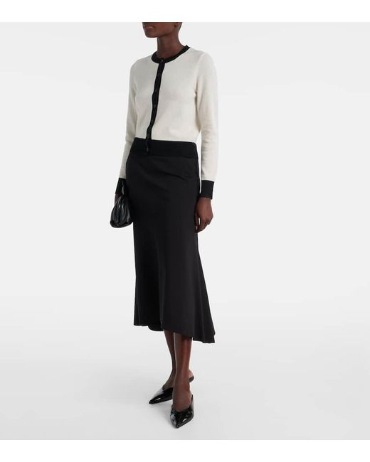 Nili Lotan White Cardigan Meadow Aus Kaschmir