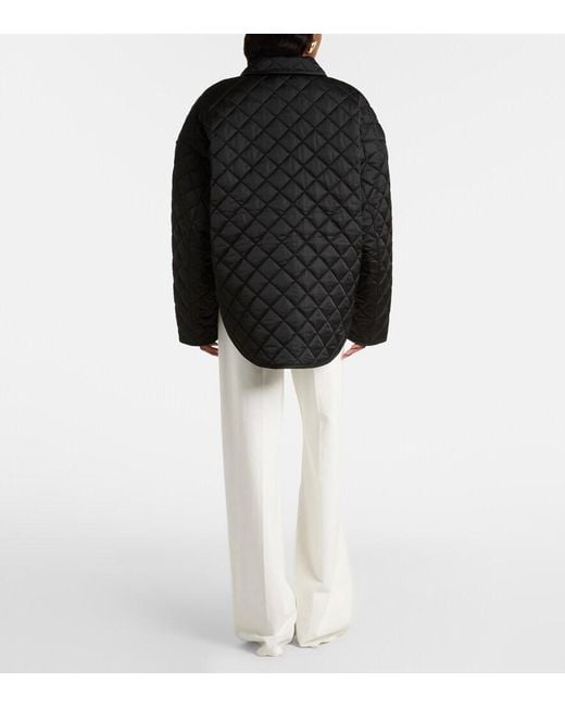 Totême Black Quilted Jacket