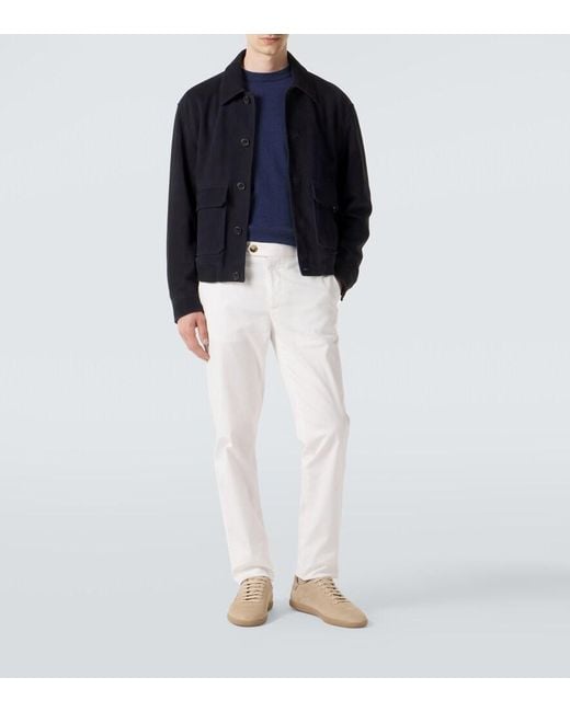 Pullover di Eleventy in Blue da Uomo