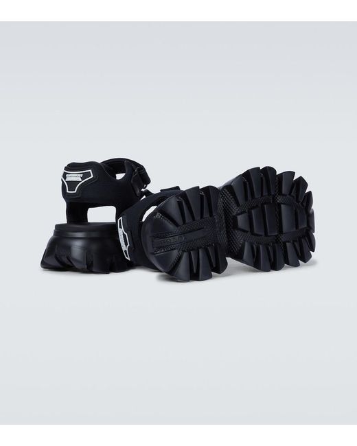 Prada Blue Cloudbust Thunder Sandals for men