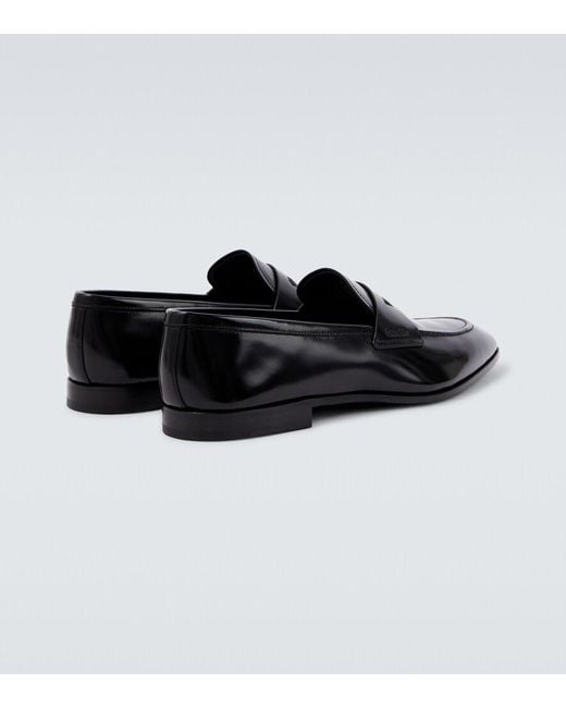 Church's Black Maesteg Leather Penny Loafers for men