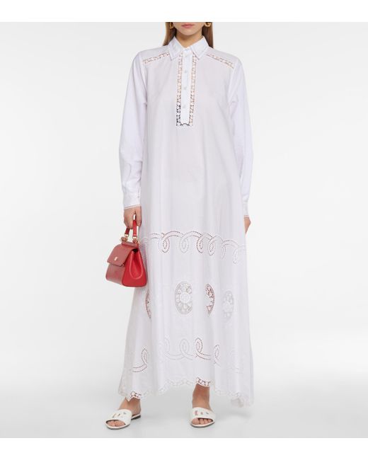 Damen Bekleidung Bademode und Strandmode Tücher und Kaftane Dolce & Gabbana Kaftan aus Popeline Garten-Print 