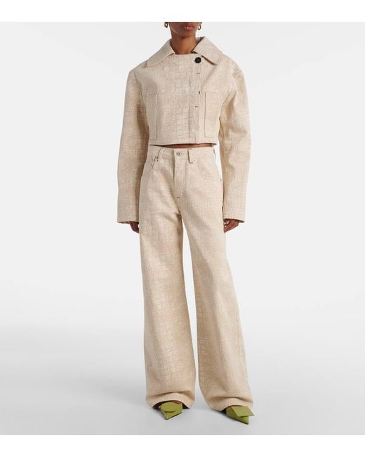 I Pantaloni Larghi di Jacquemus in Natural