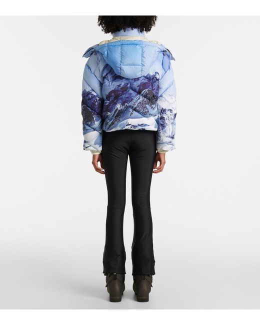 Perfect Moment Blue Mountain Printed Down Jacket