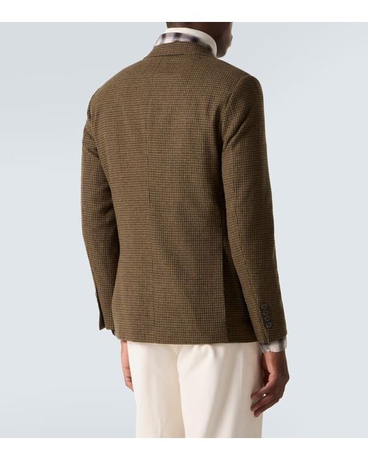 Ralph Lauren Green Cashmere And Wool Twill Coat for men