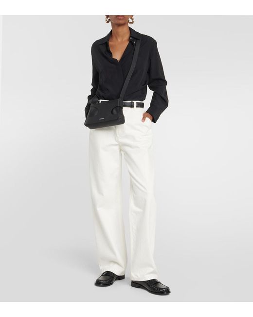 Ferragamo Black Ferragamo Irina Leather Moccasins