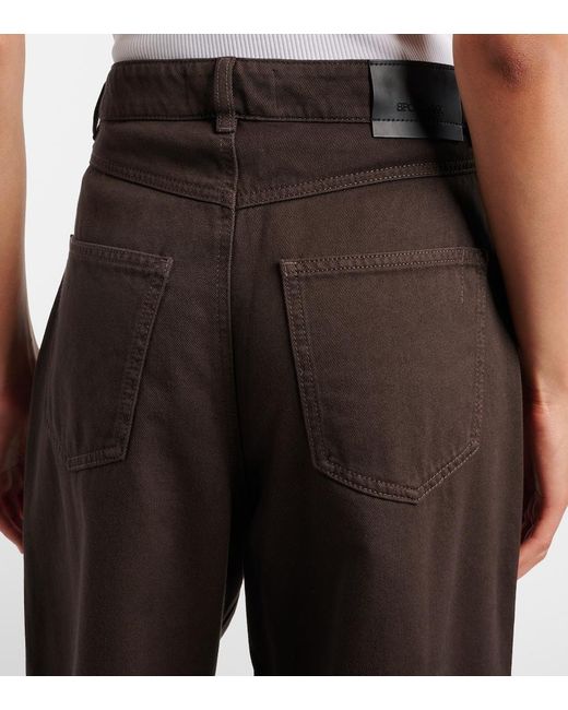 Sportmax Black Siamese Wide-Leg Jeans