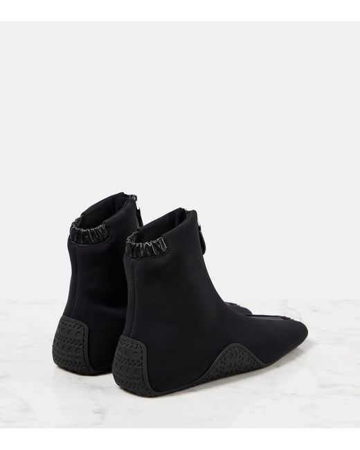 Alaïa Black Neoprene Sneakers
