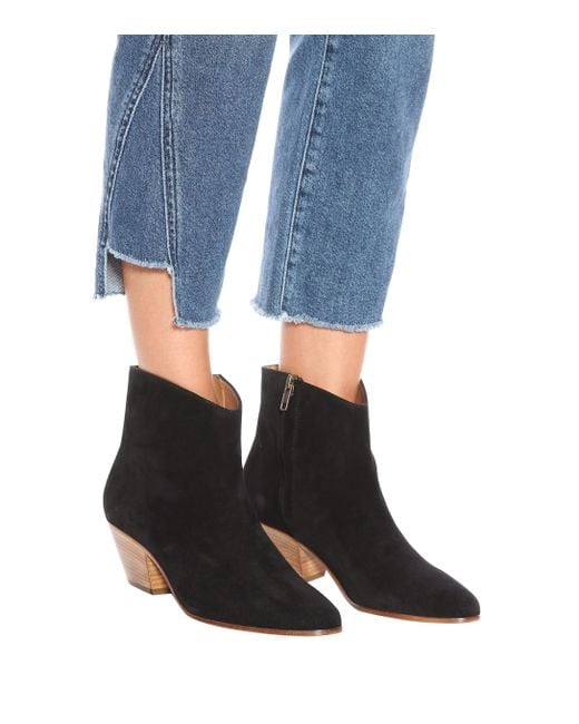 isabel marant dacken suede ankle boots