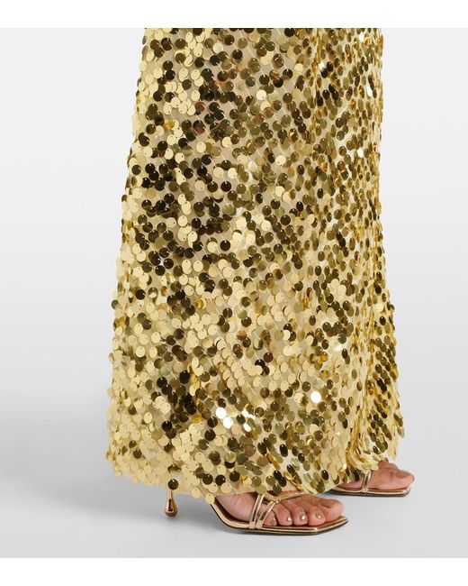 The Sei Metallic Sequined Gown