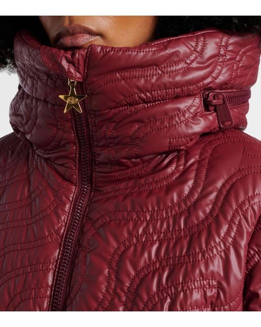 Goldbergh Red Solaria Quilted Down Ski Jacket