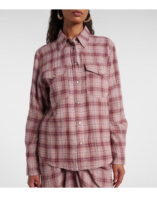 Isabel Marant Pink Marant Etoile "Yalisa" Shirt