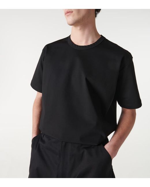 T-shirt in misto cotone di Junya Watanabe in Black da Uomo
