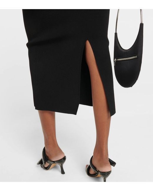 Dion Lee Black Interlink Midi Dress