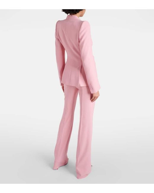 Blazer monopetto di Alexander McQueen in Pink