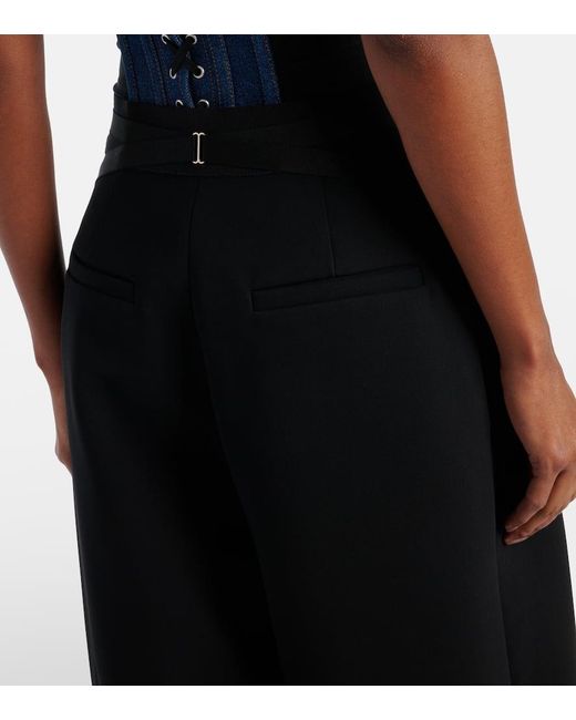 Pantaloni A Gamba Larga di Jean Paul Gaultier in Black