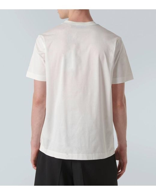 Tshirt di Burberry in White da Uomo