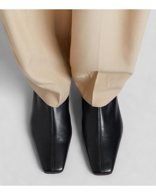 Proenza Schouler Black Leather Ankle Boots
