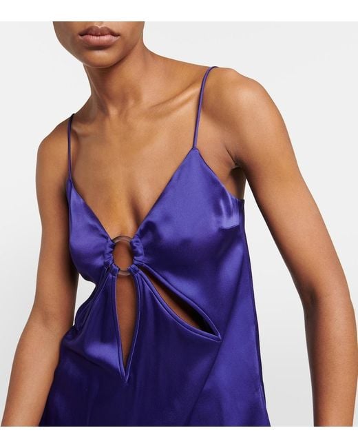 Stella McCartney Blue Cutout Top