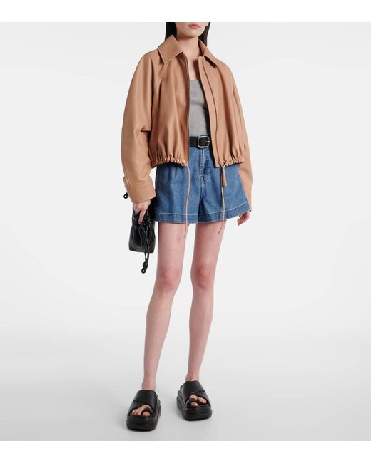 7 For All Mankind Blue Jeansshorts Hilo