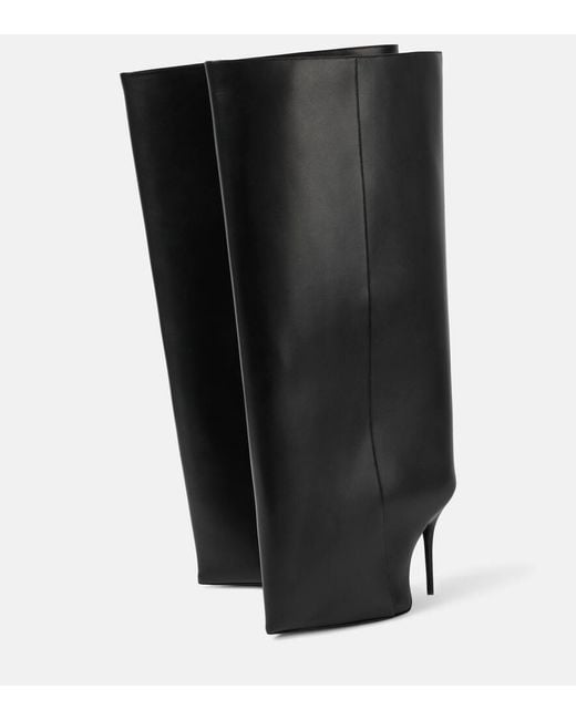 Balenciaga Black New Wader Stiefel 110Mm