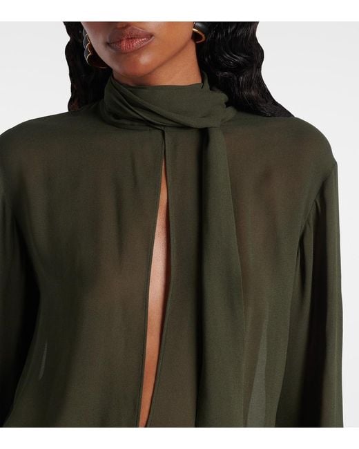Blusa di Alaïa in Green