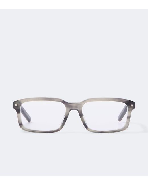 Dior Metallic Dior Line S2I Rectangular Glasses for men