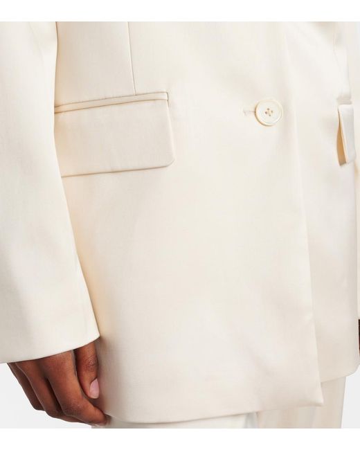 Totême Natural Satin Blazer