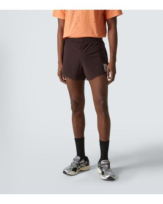 Satisfy Brown Space-O 2.5 Distance Running Shorts for men