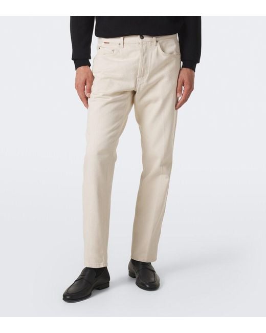 Lardini Natural Slim Jeans for men