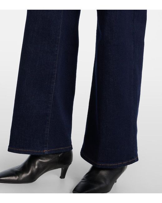 FRAME Blue Wide-Leg Jeans Le Slim Palazzo