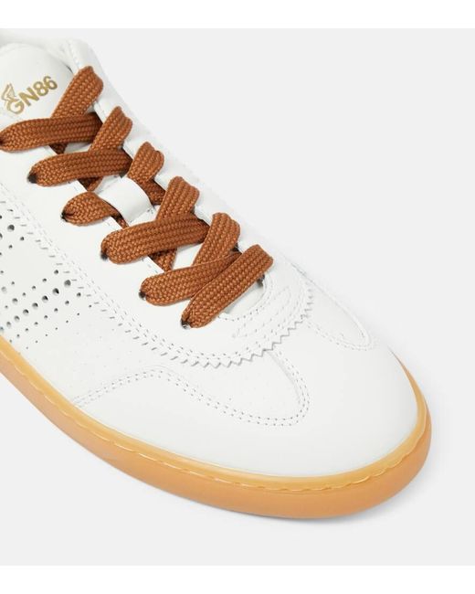 Hogan White Sneakers Cool aus Leder