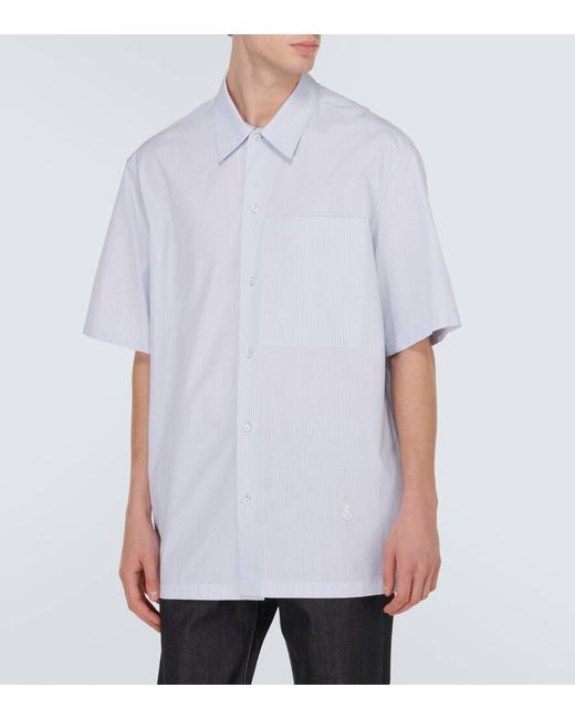 Jil Sander White Friday Pinstripe Cotton Shirt for men