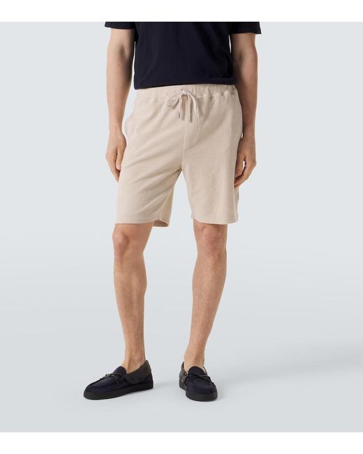 Fedeli Natural Cotton Terry Shorts for men